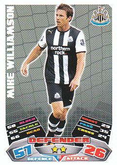 Mike Williamson Newcastle United 2011/12 Topps Match Attax #183